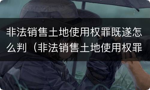 非法销售土地使用权罪既遂怎么判（非法销售土地使用权罪既遂怎么判刑）