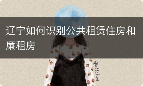 辽宁如何识别公共租赁住房和廉租房