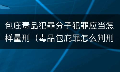 包庇毒品犯罪分子犯罪应当怎样量刑（毒品包庇罪怎么判刑）