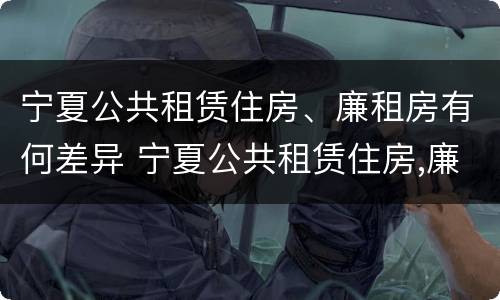 宁夏公共租赁住房、廉租房有何差异 宁夏公共租赁住房,廉租房有何差异吗