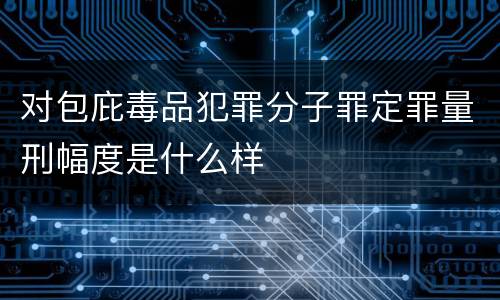对包庇毒品犯罪分子罪定罪量刑幅度是什么样