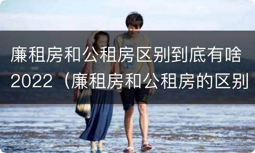 廉租房和公租房区别到底有啥2022（廉租房和公租房的区别在哪）