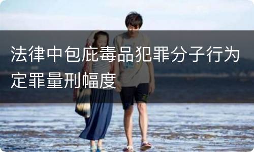 法律中包庇毒品犯罪分子行为定罪量刑幅度