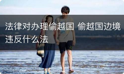 法律对办理偷越国 偷越国边境违反什么法