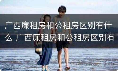 广西廉租房和公租房区别有什么 广西廉租房和公租房区别有什么区别呢