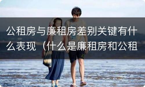 公租房与廉租房差别关键有什么表现（什么是廉租房和公租房两个有什么特点）
