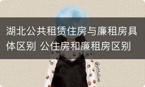 湖北公共租赁住房与廉租房具体区别 公住房和廉租房区别