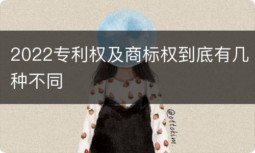 2022专利权及商标权到底有几种不同
