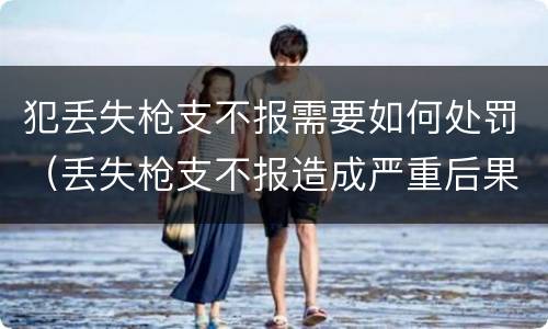 犯丢失枪支不报需要如何处罚（丢失枪支不报造成严重后果）