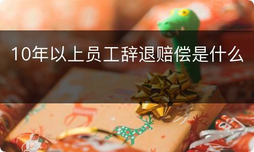 10年以上员工辞退赔偿是什么