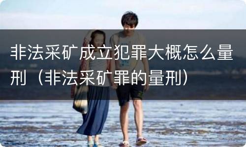 非法采矿成立犯罪大概怎么量刑（非法采矿罪的量刑）