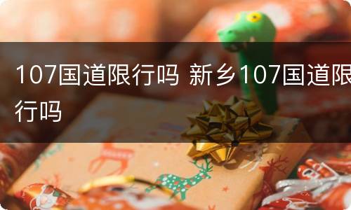 107国道限行吗 新乡107国道限行吗