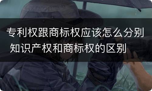 专利权跟商标权应该怎么分别 知识产权和商标权的区别