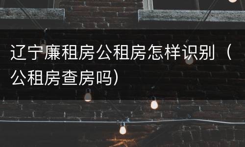 辽宁廉租房公租房怎样识别（公租房查房吗）