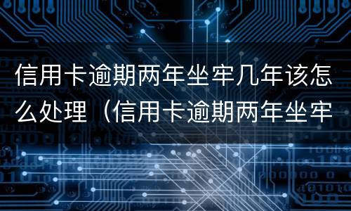 信用卡逾期两年坐牢几年该怎么处理（信用卡逾期两年坐牢几年该怎么处理好）