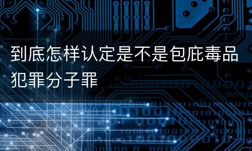 到底怎样认定是不是包庇毒品犯罪分子罪
