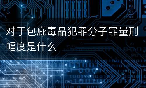 对于包庇毒品犯罪分子罪量刑幅度是什么