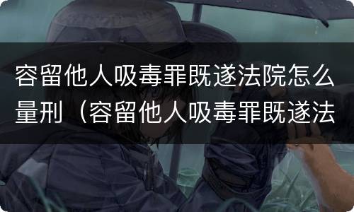 容留他人吸毒罪既遂法院怎么量刑（容留他人吸毒罪既遂法院怎么量刑的）