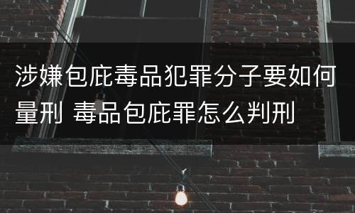 涉嫌包庇毒品犯罪分子要如何量刑 毒品包庇罪怎么判刑