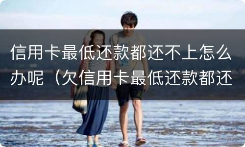信用卡最低还款都还不上怎么办呢(欠信用卡最低还款都还不上怎么办)