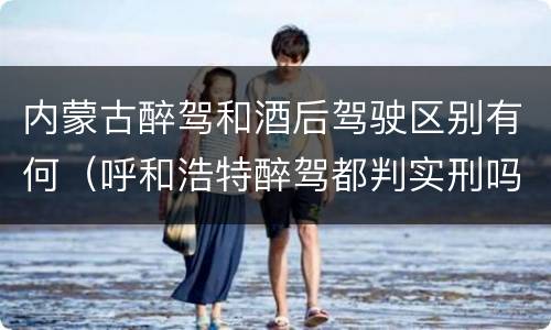 内蒙古醉驾和酒后驾驶区别有何（呼和浩特醉驾都判实刑吗）