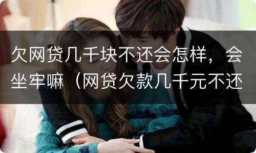 欠网贷几千块不还会怎样，会坐牢嘛（网贷欠款几千元不还怎么办）