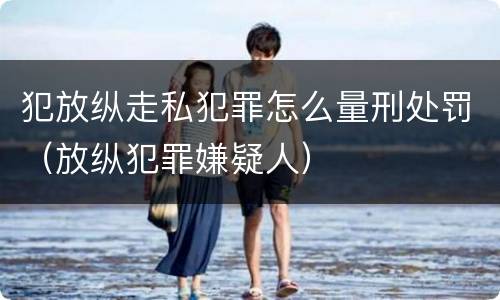犯放纵走私犯罪怎么量刑处罚（放纵犯罪嫌疑人）