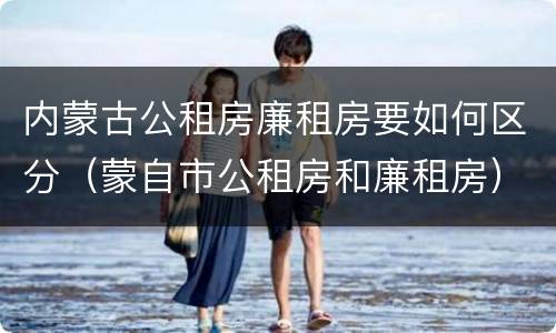 内蒙古公租房廉租房要如何区分（蒙自市公租房和廉租房）