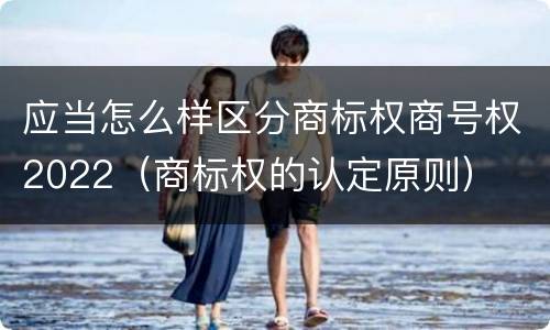 应当怎么样区分商标权商号权2022（商标权的认定原则）