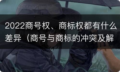 2022商号权、商标权都有什么差异（商号与商标的冲突及解决措施）