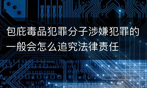 包庇毒品犯罪分子涉嫌犯罪的一般会怎么追究法律责任