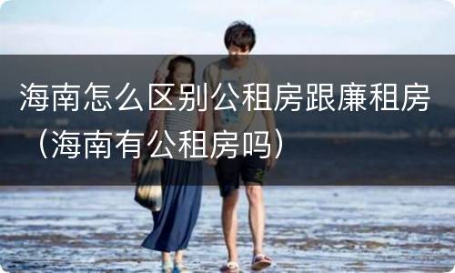 海南怎么区别公租房跟廉租房（海南有公租房吗）