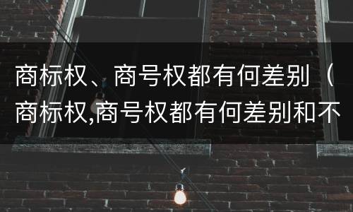 商标权、商号权都有何差别（商标权,商号权都有何差别和不同）