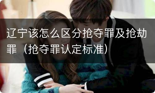 辽宁该怎么区分抢夺罪及抢劫罪（抢夺罪认定标准）