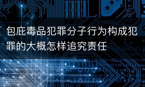 包庇毒品犯罪分子行为构成犯罪的大概怎样追究责任