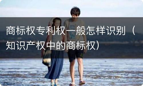 商标权专利权一般怎样识别（知识产权中的商标权）