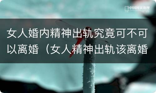 女人婚内精神出轨究竟可不可以离婚（女人精神出轨该离婚吗）