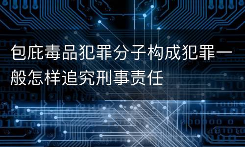 包庇毒品犯罪分子构成犯罪一般怎样追究刑事责任