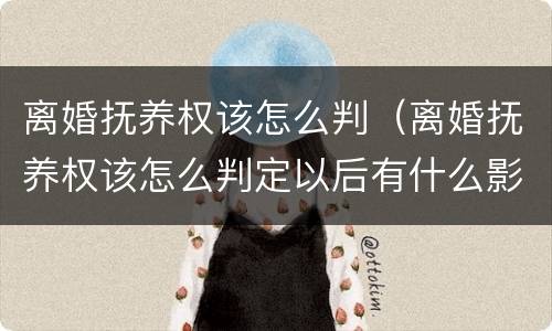 离婚抚养权该怎么判（离婚抚养权该怎么判定以后有什么影响）