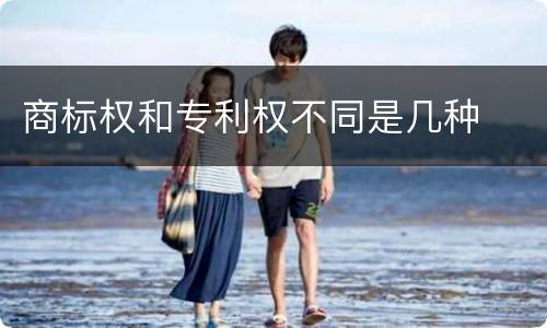 商标权和专利权不同是几种