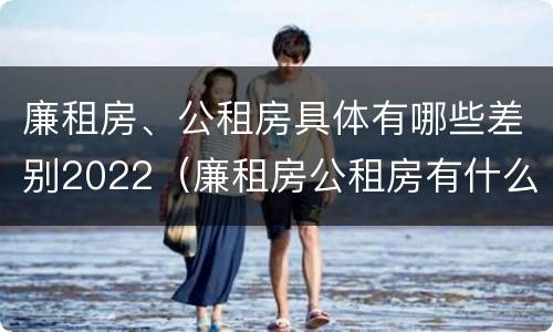 廉租房、公租房具体有哪些差别2022（廉租房公租房有什么区别）