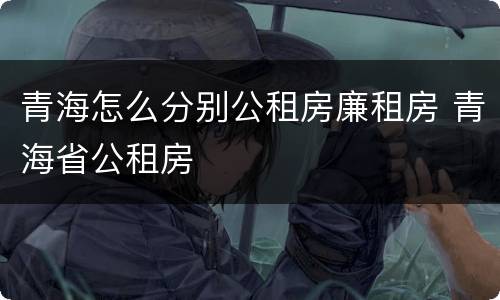 青海怎么分别公租房廉租房 青海省公租房