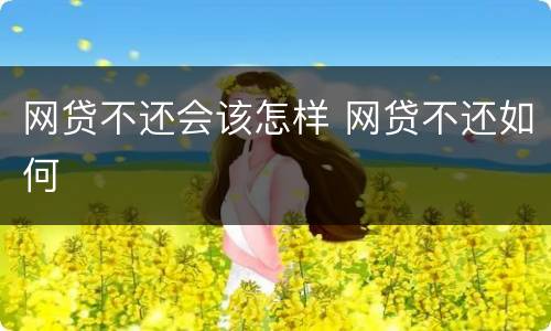 网贷不还会该怎样 网贷不还如何