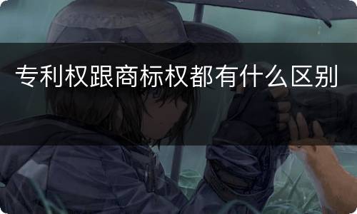 专利权跟商标权都有什么区别