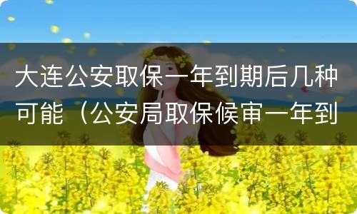 大连公安取保一年到期后几种可能（公安局取保候审一年到期后怎么办）