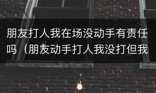 朋友打人我在场没动手有责任吗（朋友动手打人我没打但我在场）