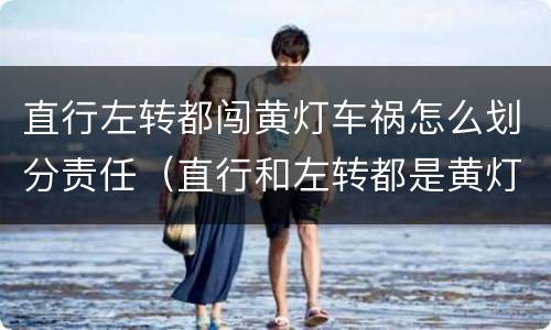 直行左转都闯黄灯车祸怎么划分责任（直行和左转都是黄灯闪烁）
