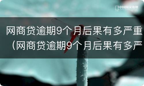 网商贷逾期9个月后果有多严重（网商贷逾期9个月后果有多严重?）
