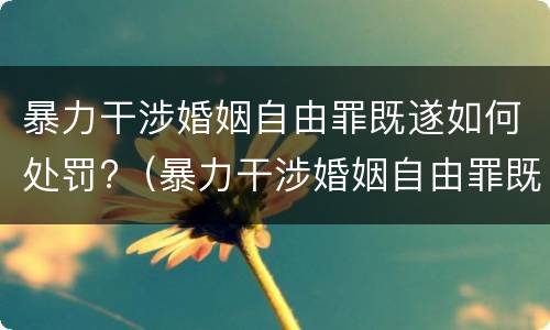 暴力干涉婚姻自由罪既遂如何处罚?（暴力干涉婚姻自由罪既遂如何处罚）