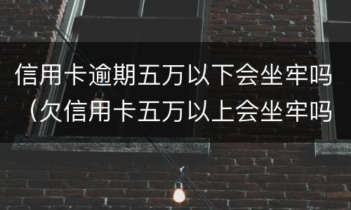 信用卡逾期五万以下会坐牢吗（欠信用卡五万以上会坐牢吗）